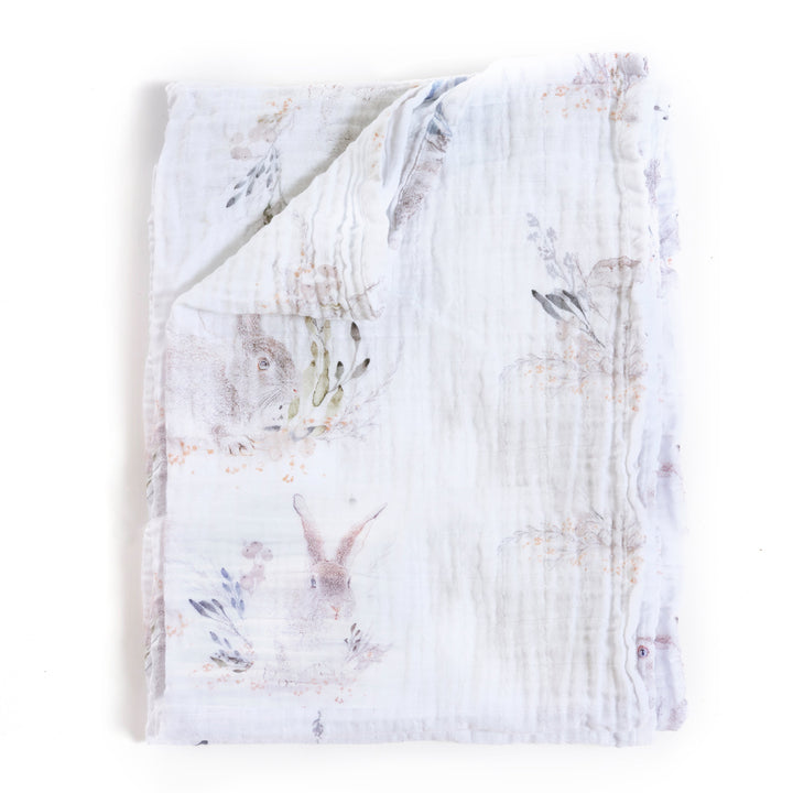 Oilo Cottontail & Llama | Muslin Swaddle Blanket Set
