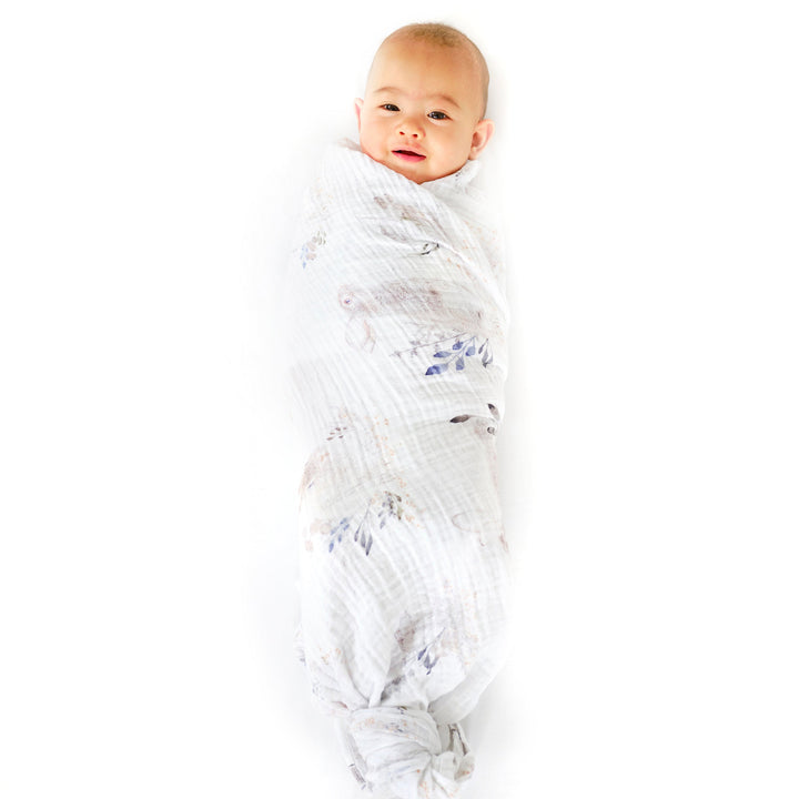 Oilo Cottontail & Llama | Muslin Swaddle Blanket Set