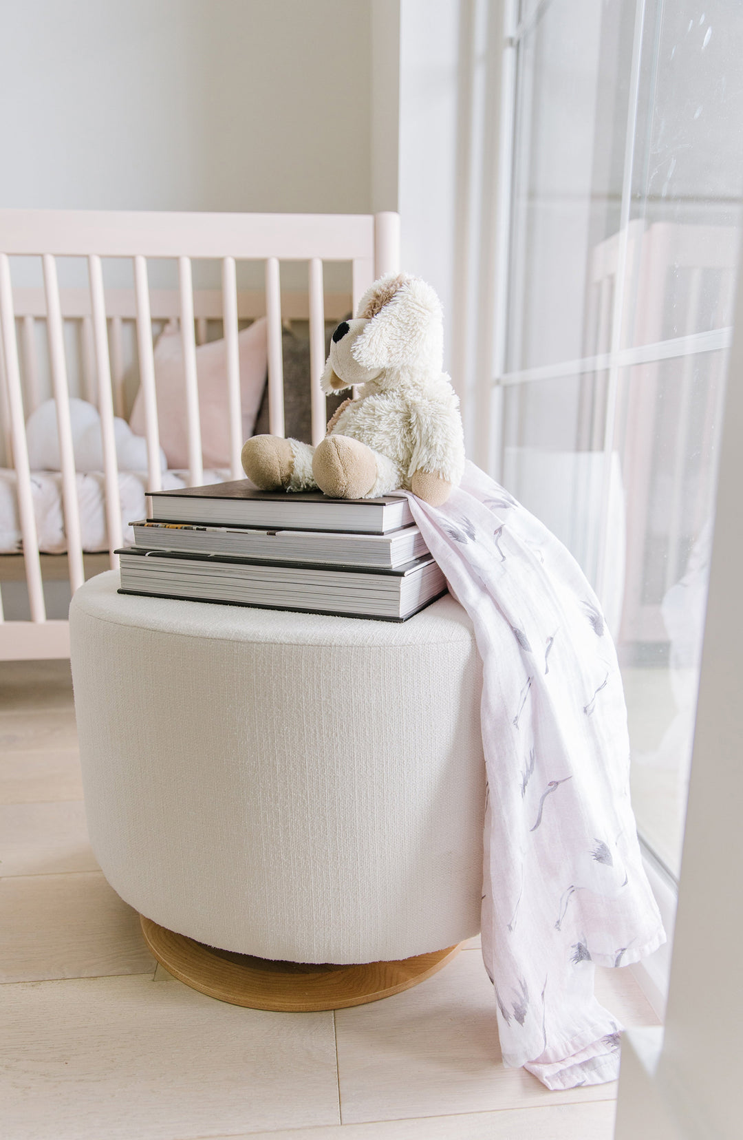 Oilo Crane & Leaf | Muslin Swaddle Blanket Set