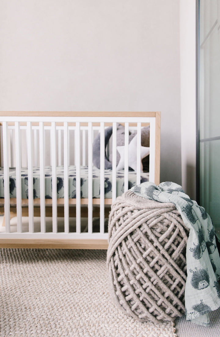 Oilo Hedgehog & Zebra | Muslin Swaddle Blanket Set