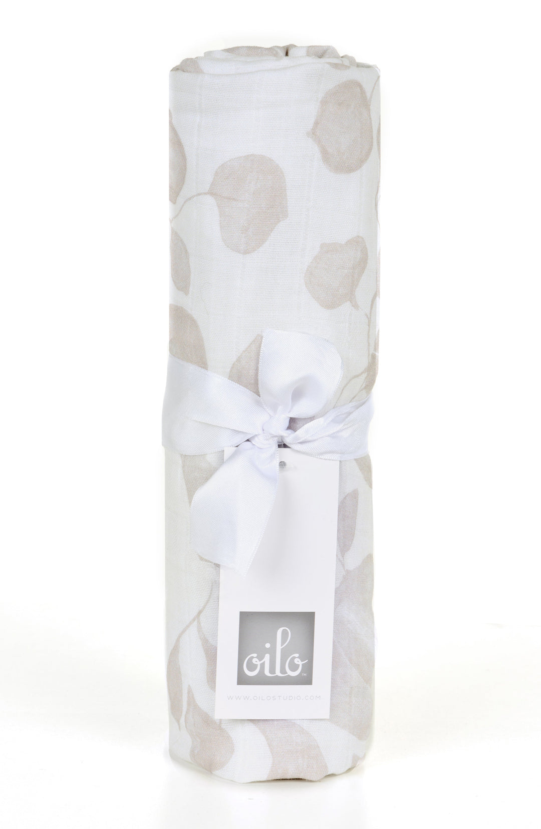 Oilo Crane & Leaf | Muslin Swaddle Blanket Set