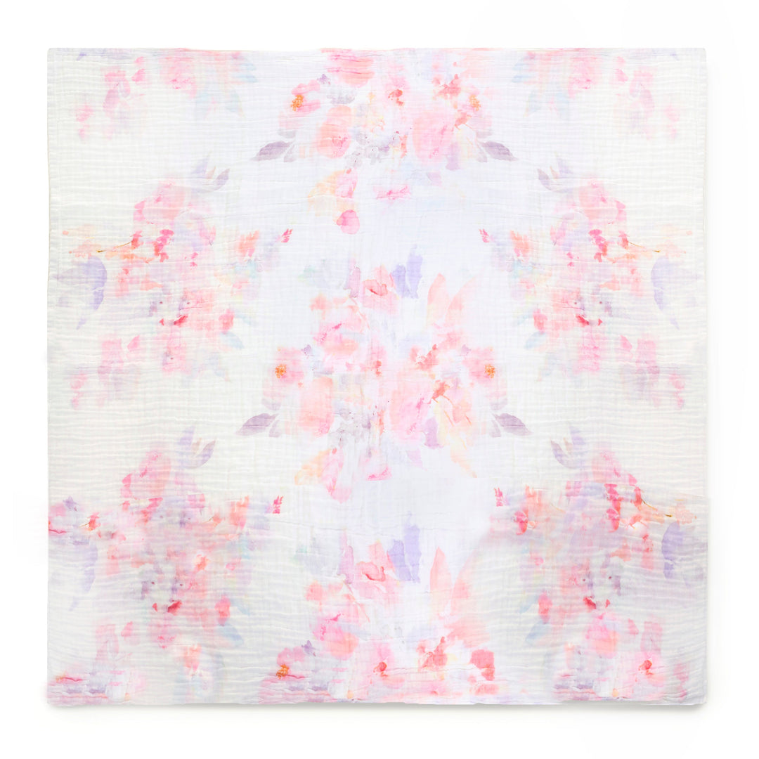 Oilo Butterfly & Prim Floral | Muslin Swaddle Blanket Set