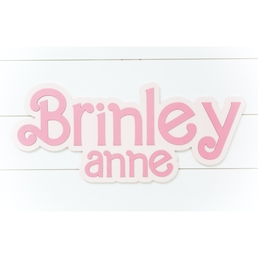 Sugar + Maple Bubble Wood Sign | Doll