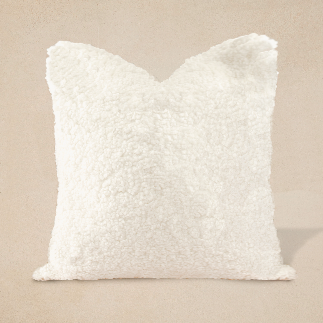 Oilo Faux Sheepskin Pillow | Cloud