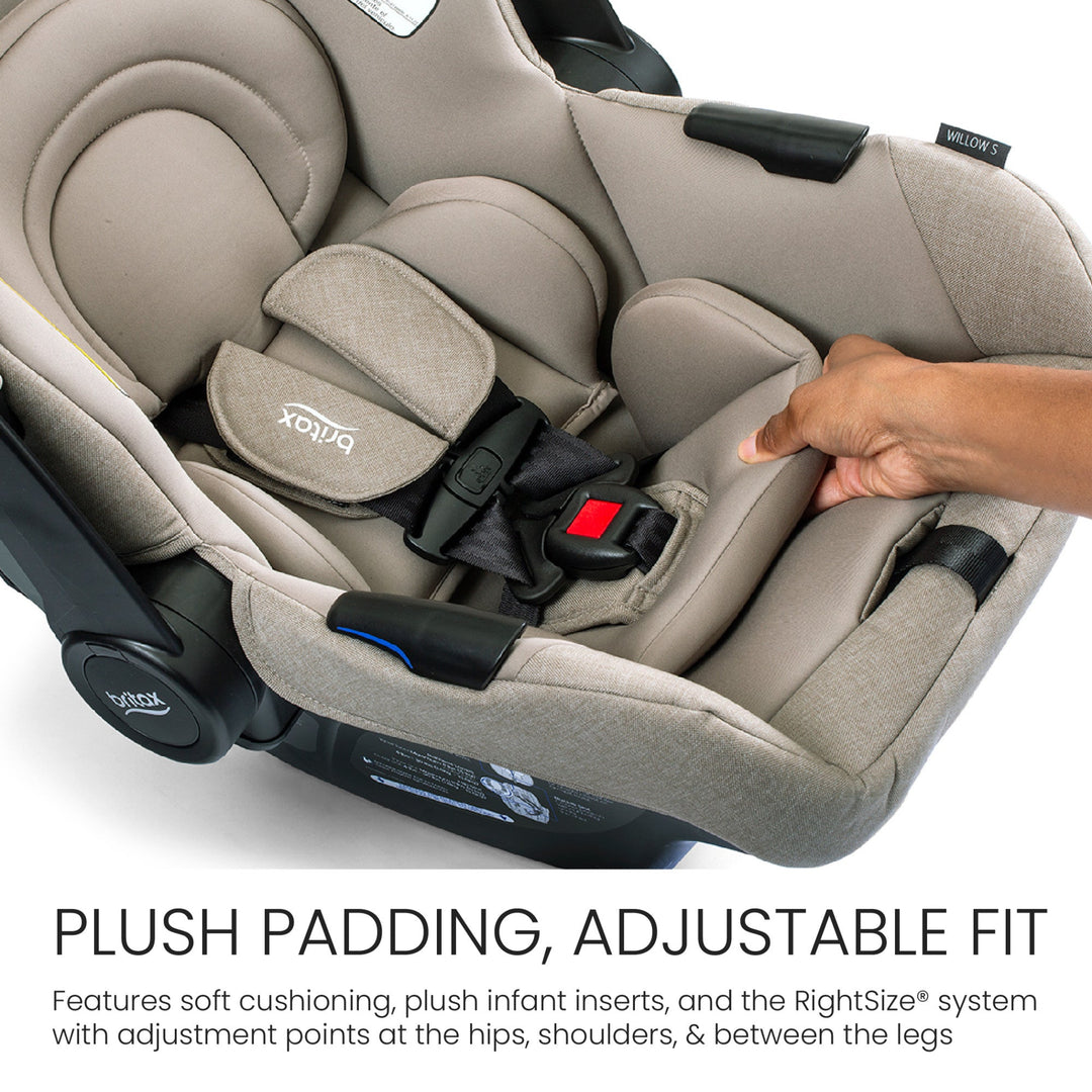Britax Prism Full-Size Travel System with Willow S Infant Car Seat + A – Chapin Baby
