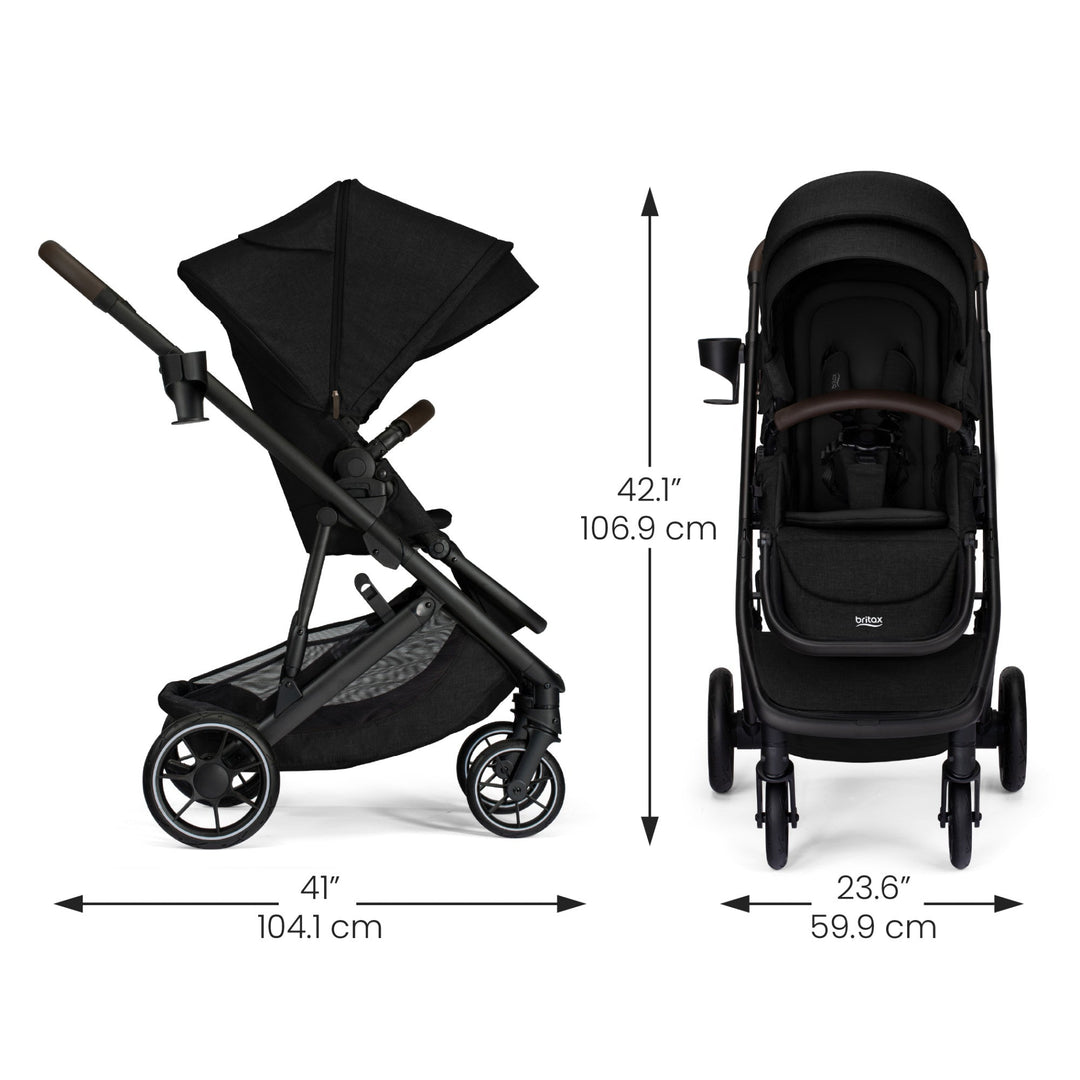 Britax Prism Full-Size Travel System with Willow S Infant Car Seat + A – Chapin Baby