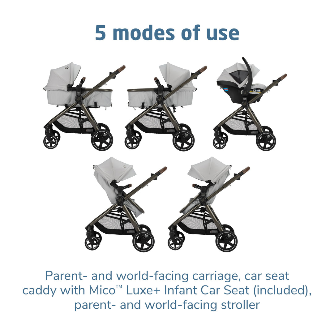 Maxi-Cosi Zelia Luxe+ 5-in-1 Modular Travel System