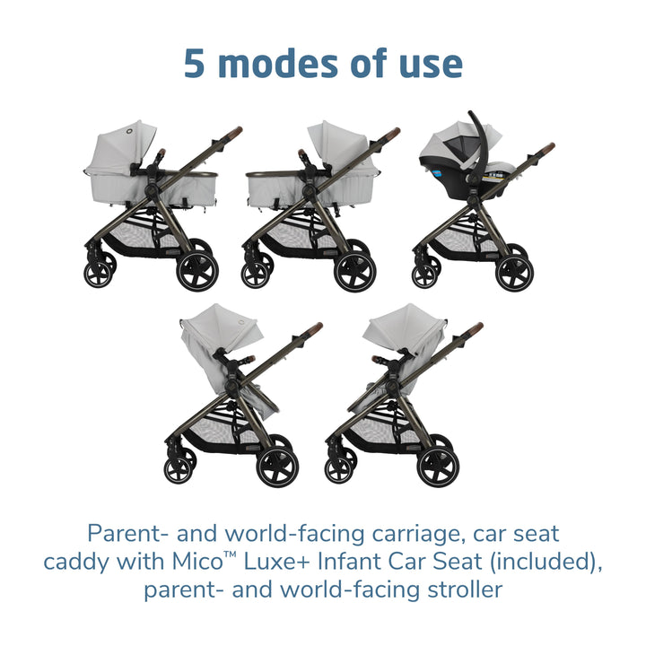 Maxi-Cosi Zelia Luxe+ 5-in-1 Modular Travel System