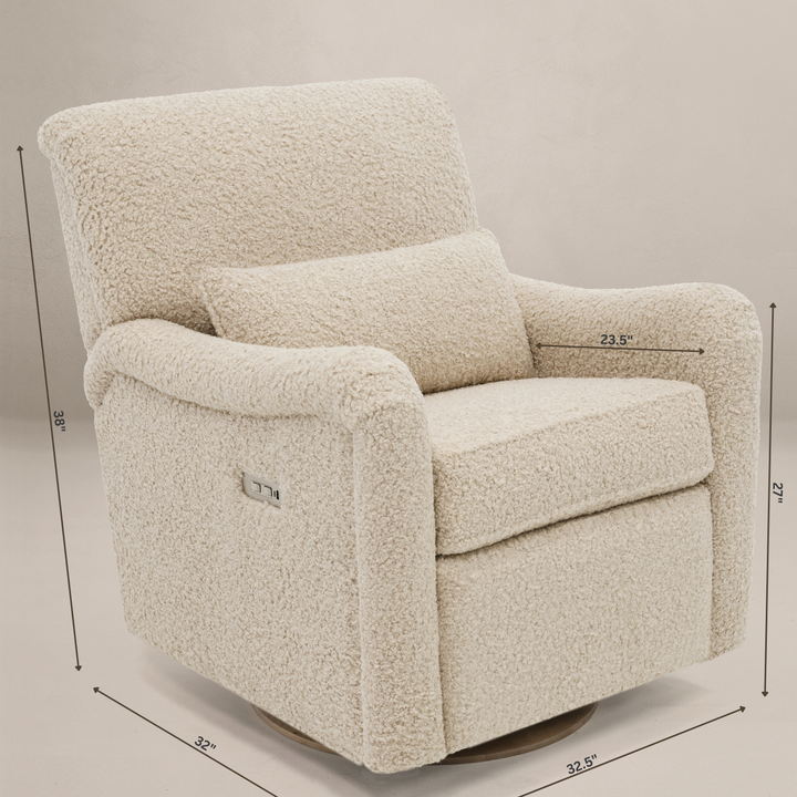 Oilo Teddy Gliding Swivel Nursery Recliner