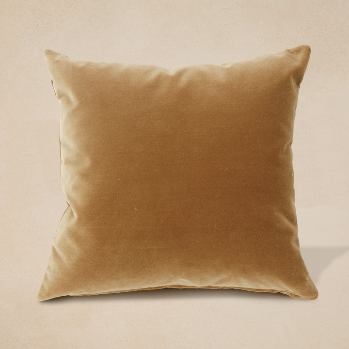 Oilo Faux Mohair 'Gold' Throw Pillow