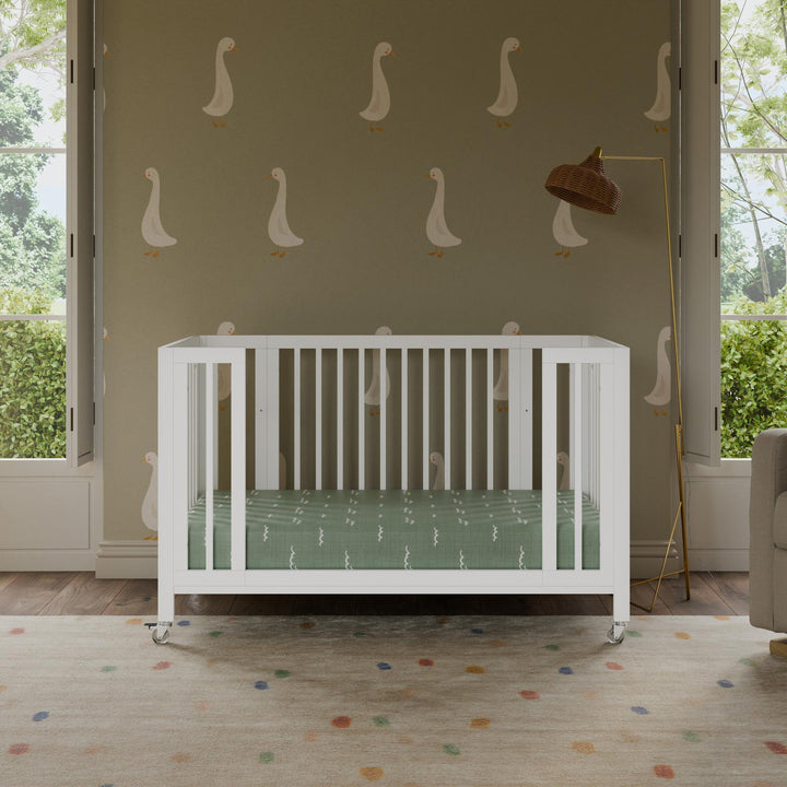 Babyletto Rolli 9-in-1 Convertible All-Stages Crib with Bassinet & Toddler Bed Conversion Kits