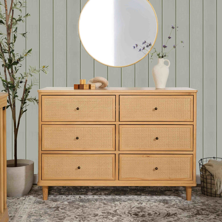 Namesake Marin with Cane 6-Drawer Dresser