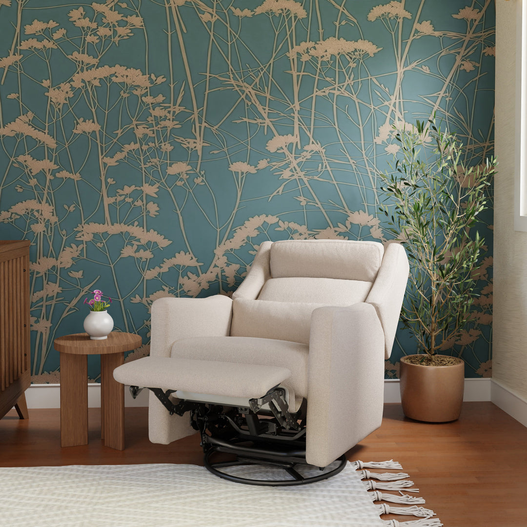 Babyletto Kiwi Plus Power Recliner and Swivel Glider with Power Adjustable Headrest and USB Port