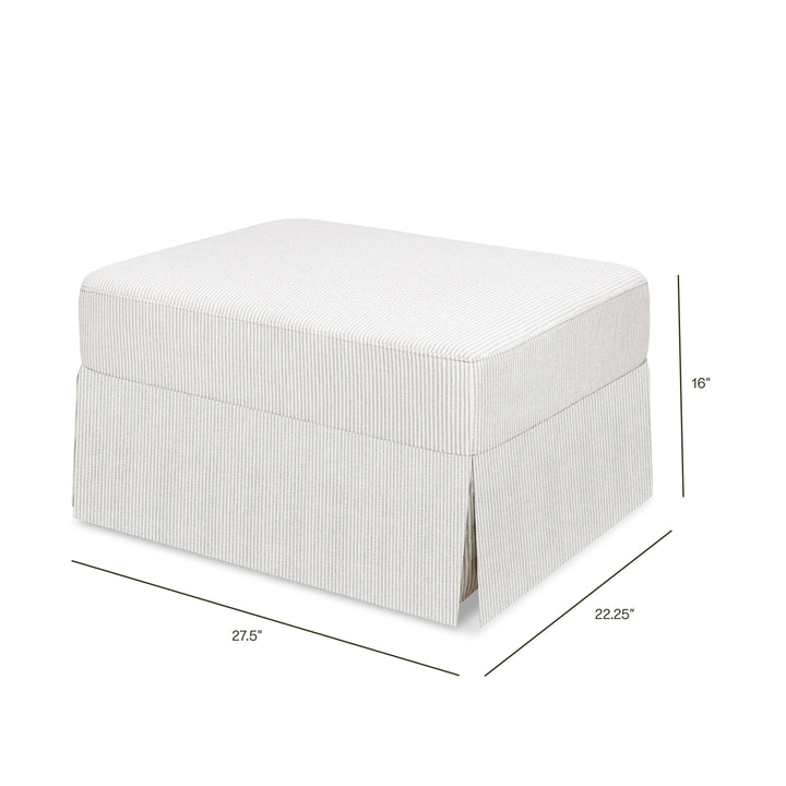 Namesake Crawford Gliding Ottoman