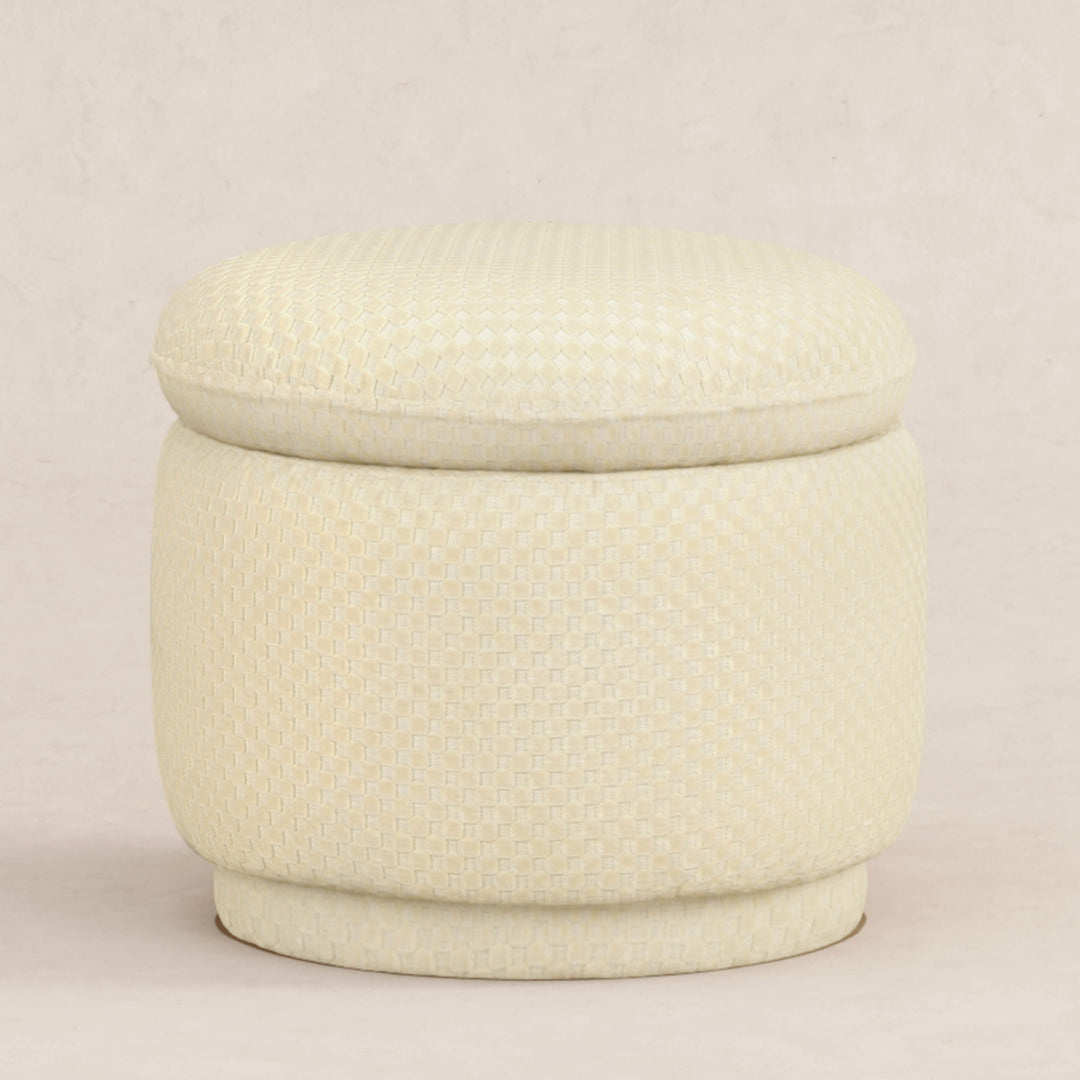 Babyletto Enoki Storage Ottoman in Velvet Checker