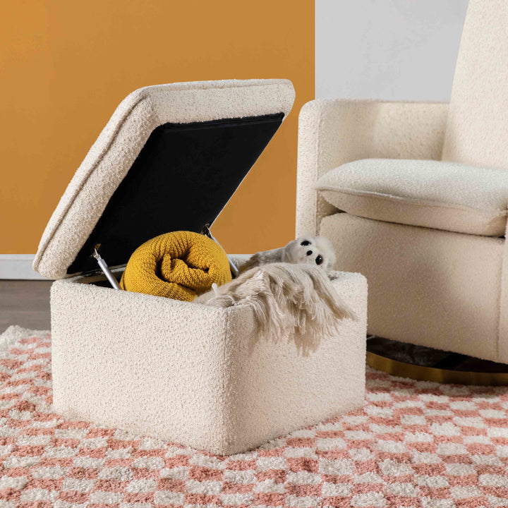 Babyletto Cali Storage Ottoman in Boucle