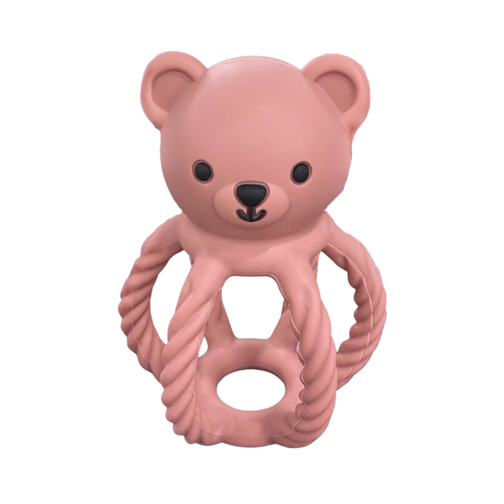 Sugar + Maple Bear Grip Ball Rattle