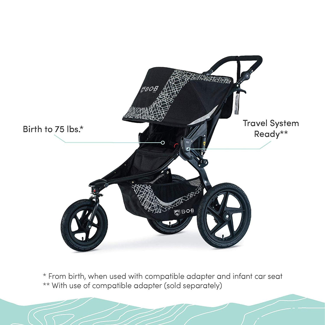 bob double stroller third seat BOB Revolution Flex 3.0 Stroller – Chapin Baby
