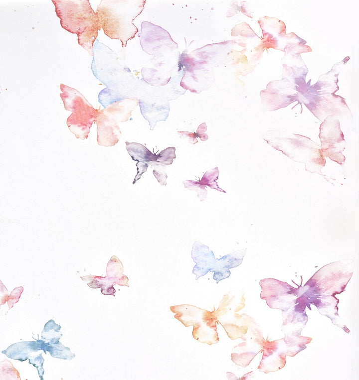 Oilo Butterfly & Prim Floral | Jersey Swaddle Blanket Set