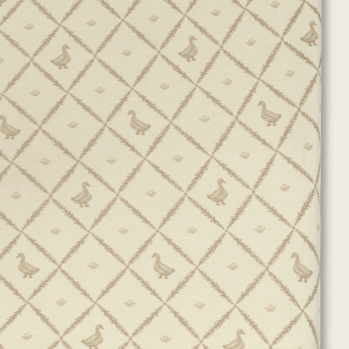 Oilo Butter Yellow Duck | Crib Sheet
