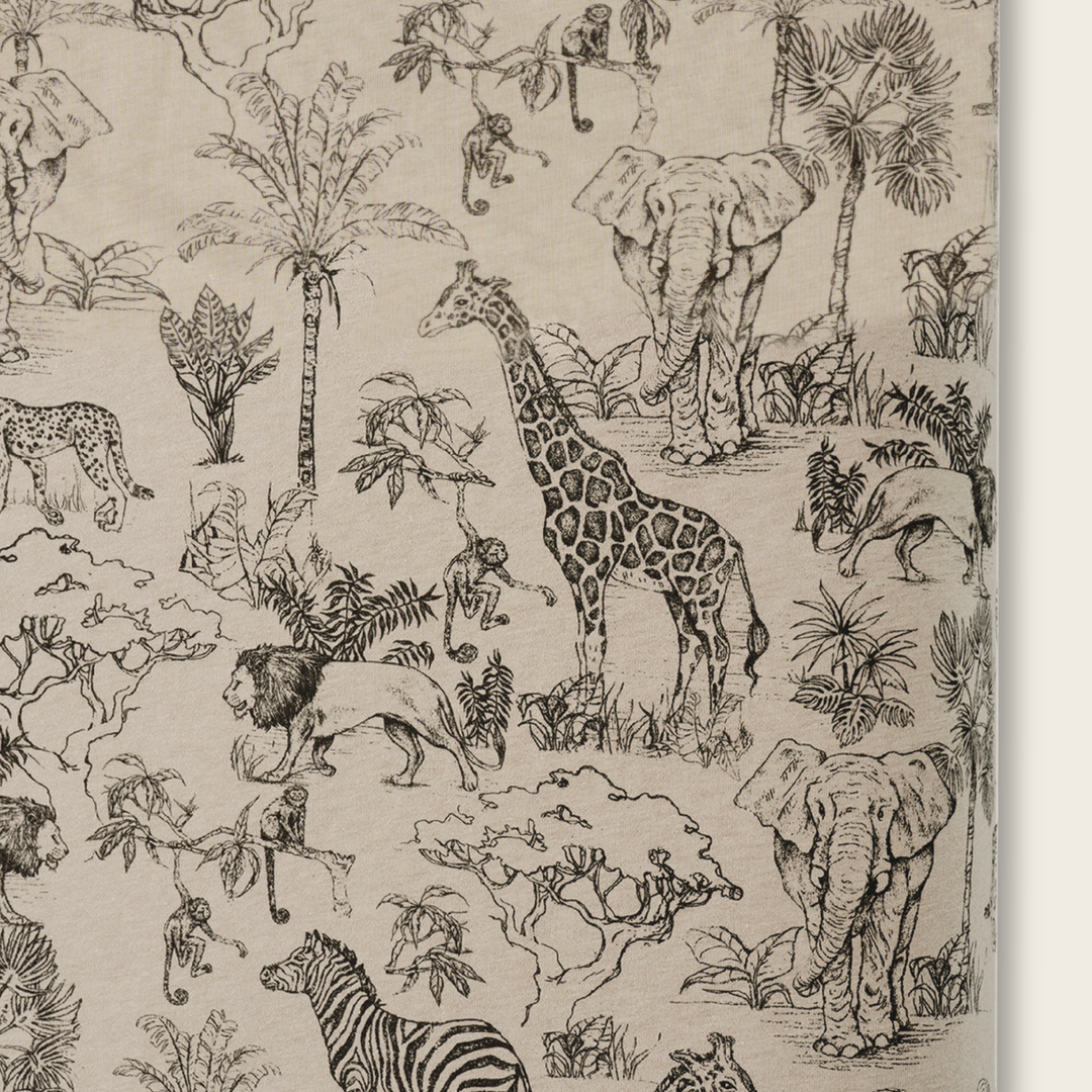 Oilo Vintage Safari Nursery | Crib Sheet