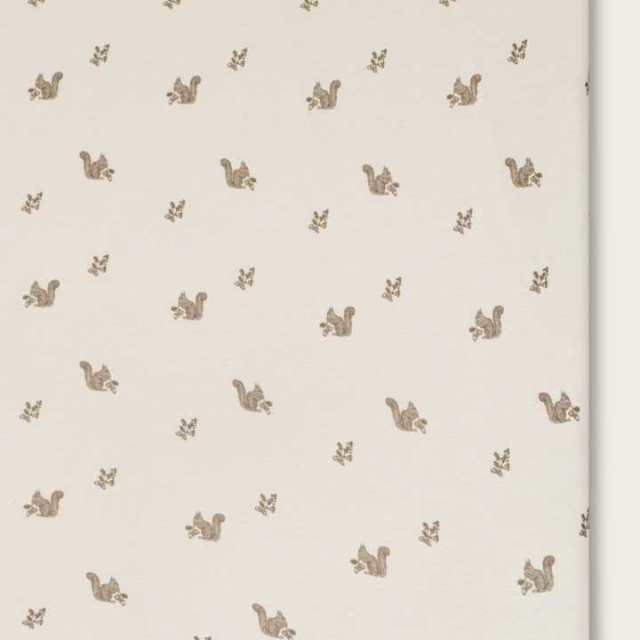 Oilo Squirrel Nursery | Crib Sheet