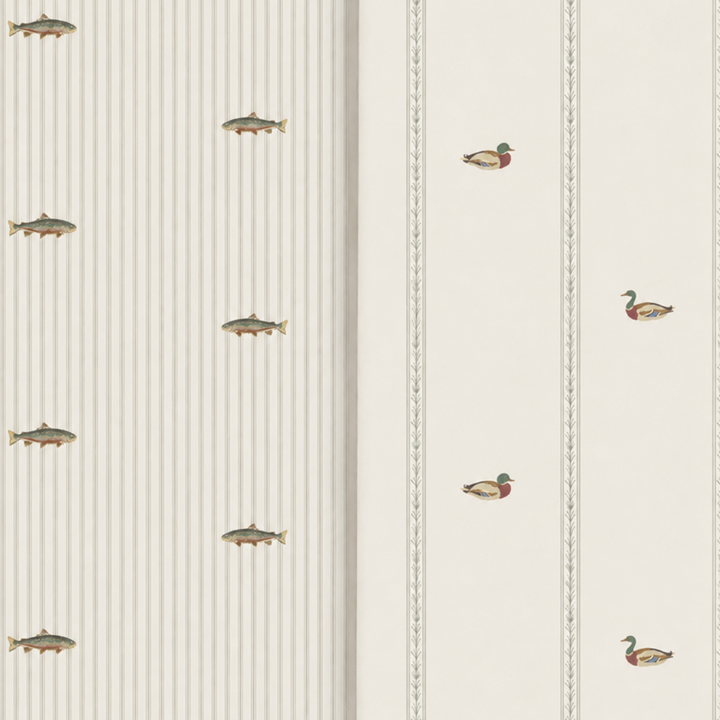 Oilo Trout & Mallard Duck | Crib Sheet 2-Pack