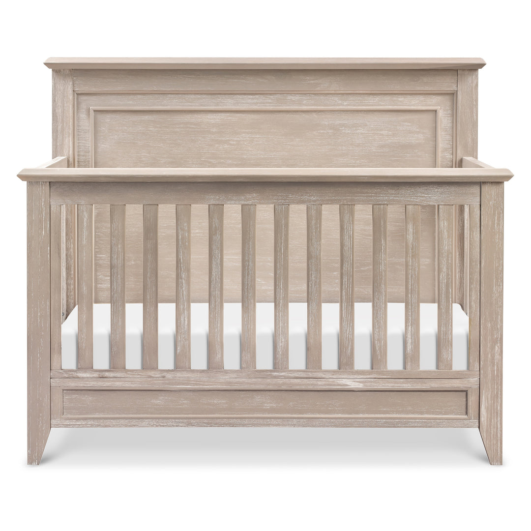 Monogram by Namesake Beckett Rustic 4-in-1  Convertible Flat Top Crib