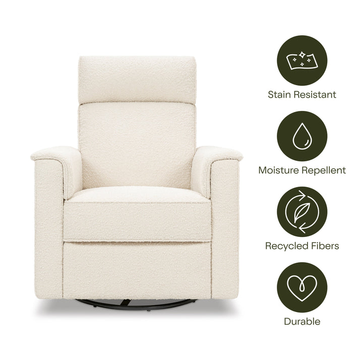 Namesake Willa Deluxe Power Recliner and Swivel Glider with Heat and Massage