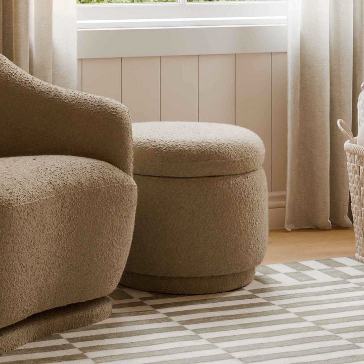 Babyletto Enoki Storage Ottoman in Boucle
