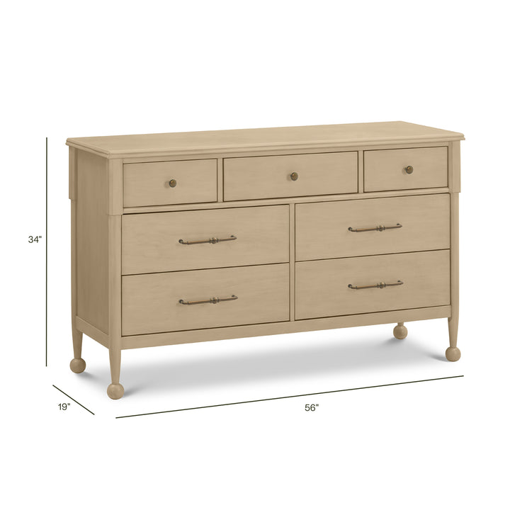 Namesake Alouette 7-Drawer Wide Dresser (56”)