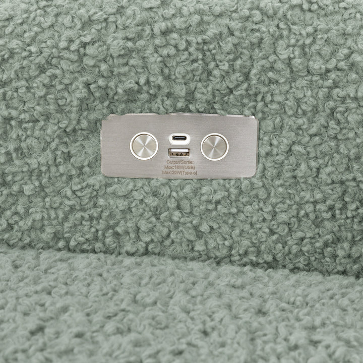 Babyletto Kiwi Electronic Recliner and Swivel Glider with USB port