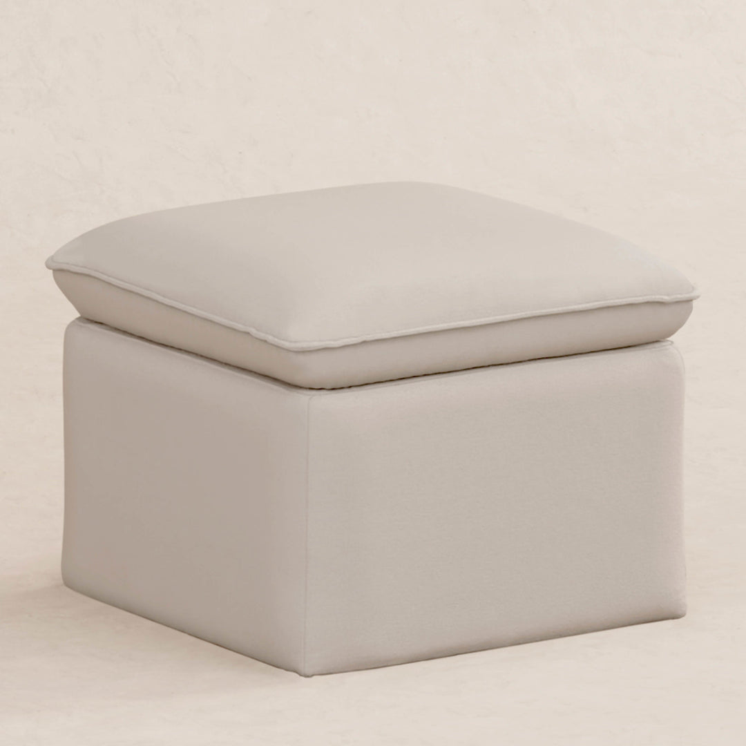Babyletto Cali Storage Ottoman in Eco-Performance Fabric | Water Repellent & Stain Resistant