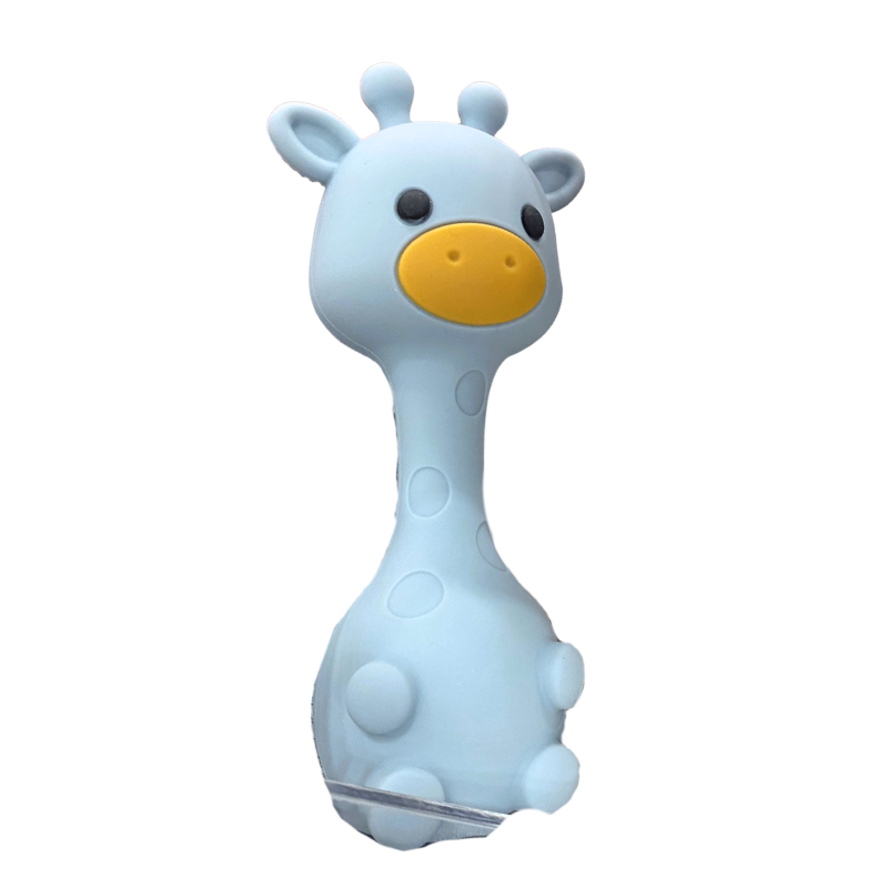 Sugar + Maple Giraffe Rattle Teether