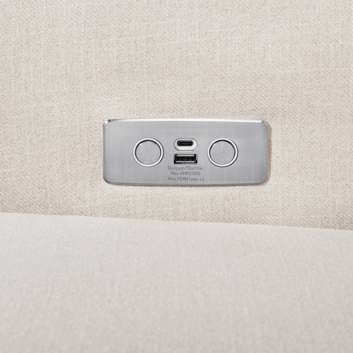 Monogram by Namesake Monroe Power Recliner and Swivel Glider