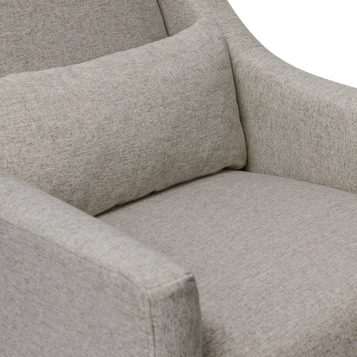Babyletto Toco Swivel Glider and Ottoman in Eco-Performance Fabric | Water Repellent & Stain Resistant