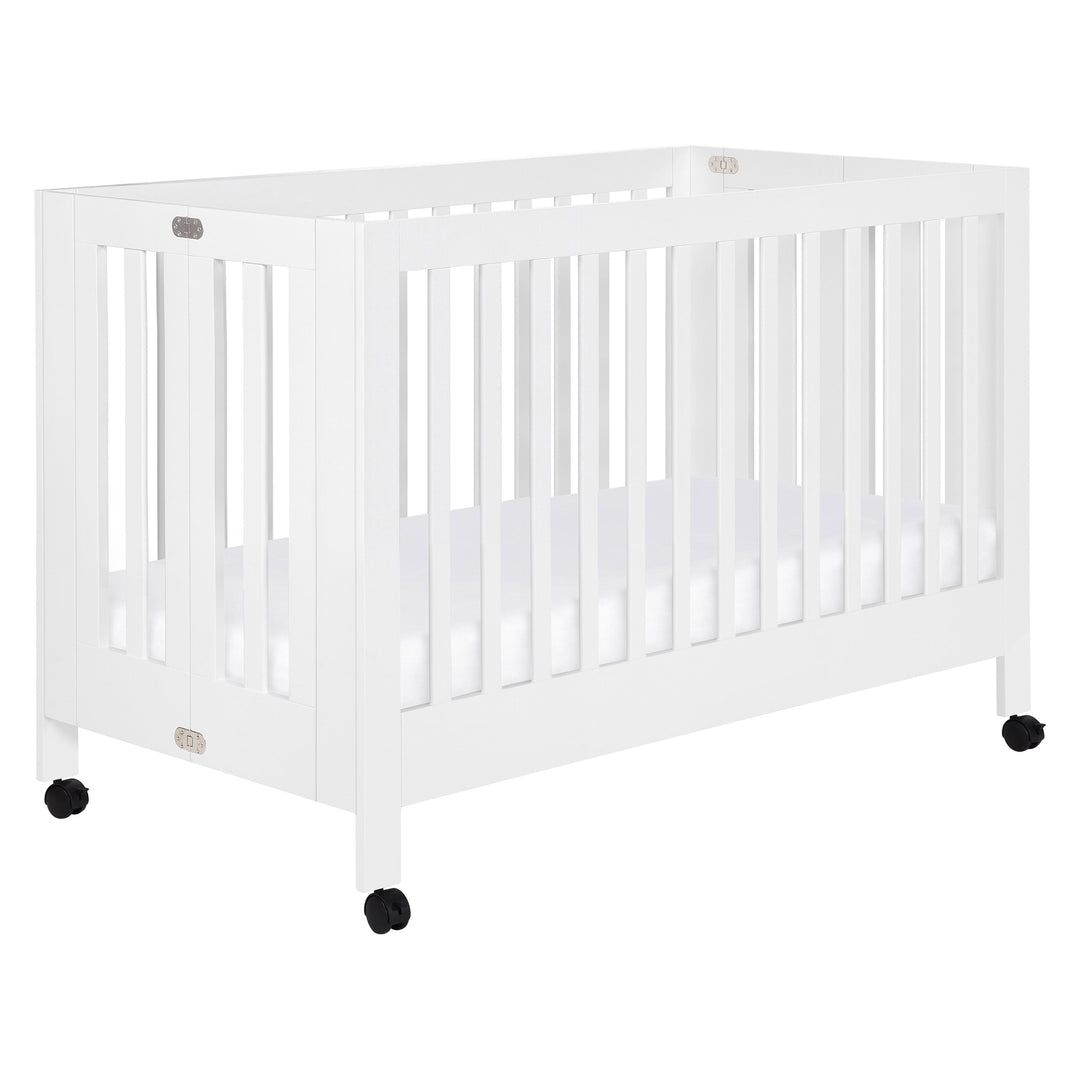 Babyletto Maki Portable Folding Crib with Toddler Bed Conversion Kit