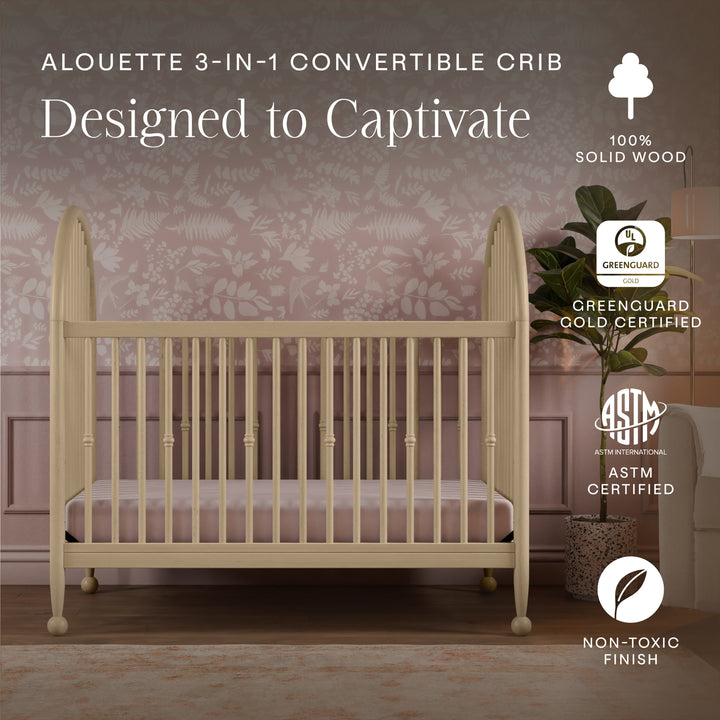 Namesake Alouette 3-in-1 Convertible Spindle Crib