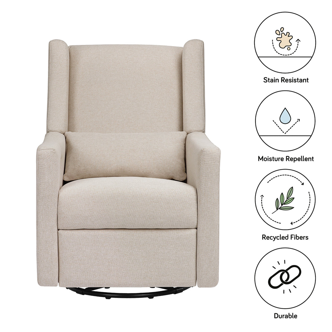 Babyletto Kiwi Electronic Recliner and Swivel Glider with USB port