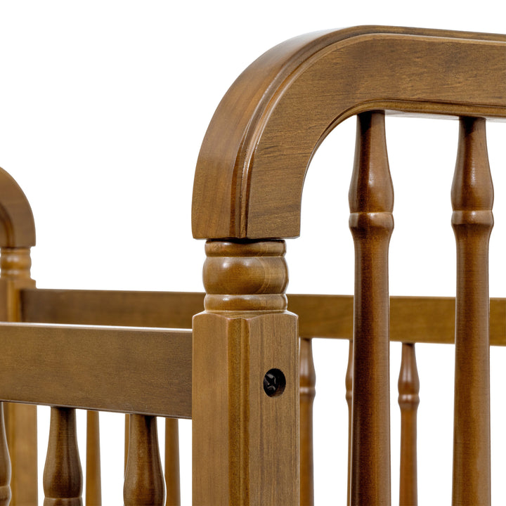 Namesake Liberty 3-in-1 Convertible Spindle Crib with Toddler Bed Conversion Kit