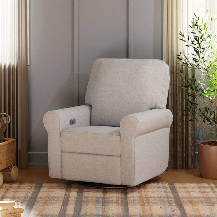 Monogram by Namesake Monroe Power Recliner and Swivel Glider