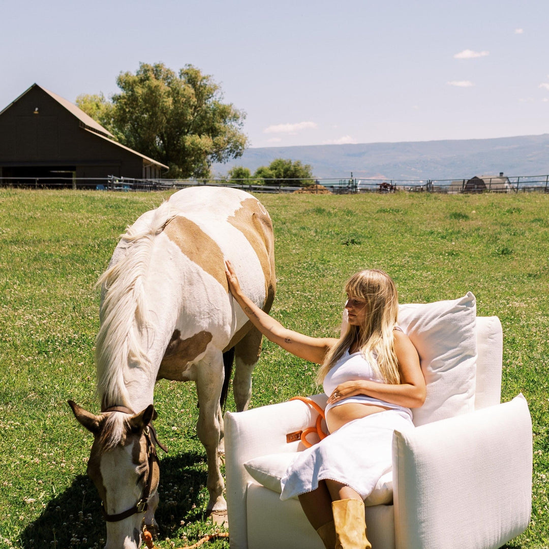 Oilo James: a Chair and a Half | Gliding Swivel Nursery Recliner