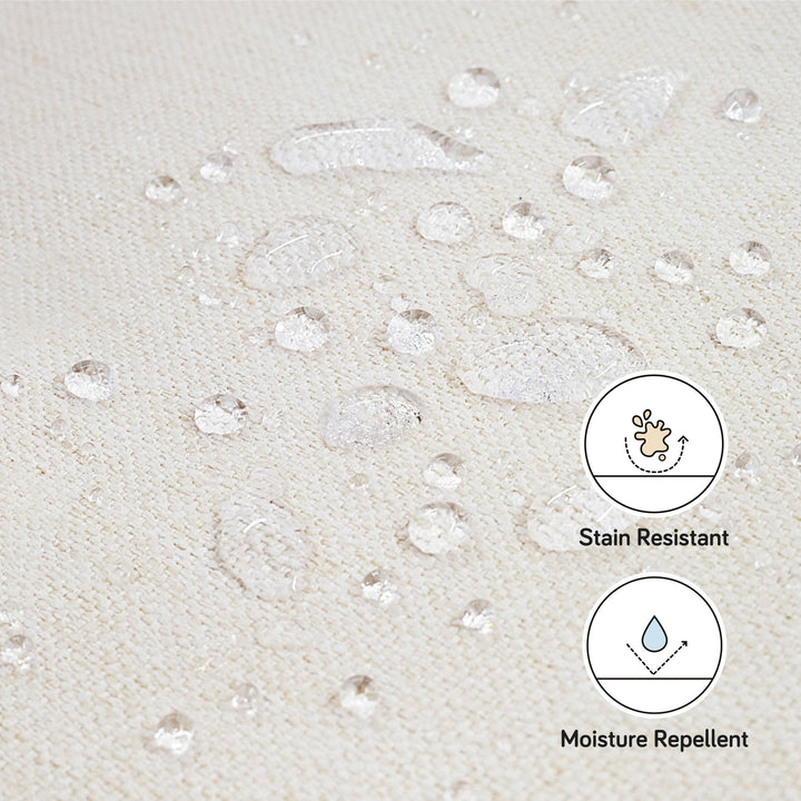 Babyletto Naka Storage Ottoman in Eco-Performance Fabric | Water Repellent & Stain Resistant