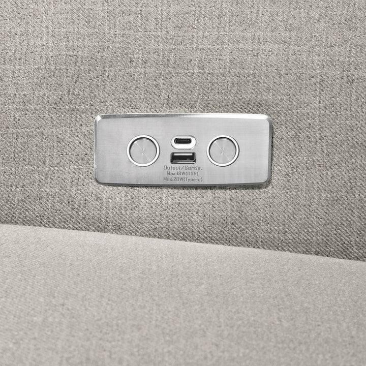 Monogram by Namesake Monroe Power Recliner and Swivel Glider