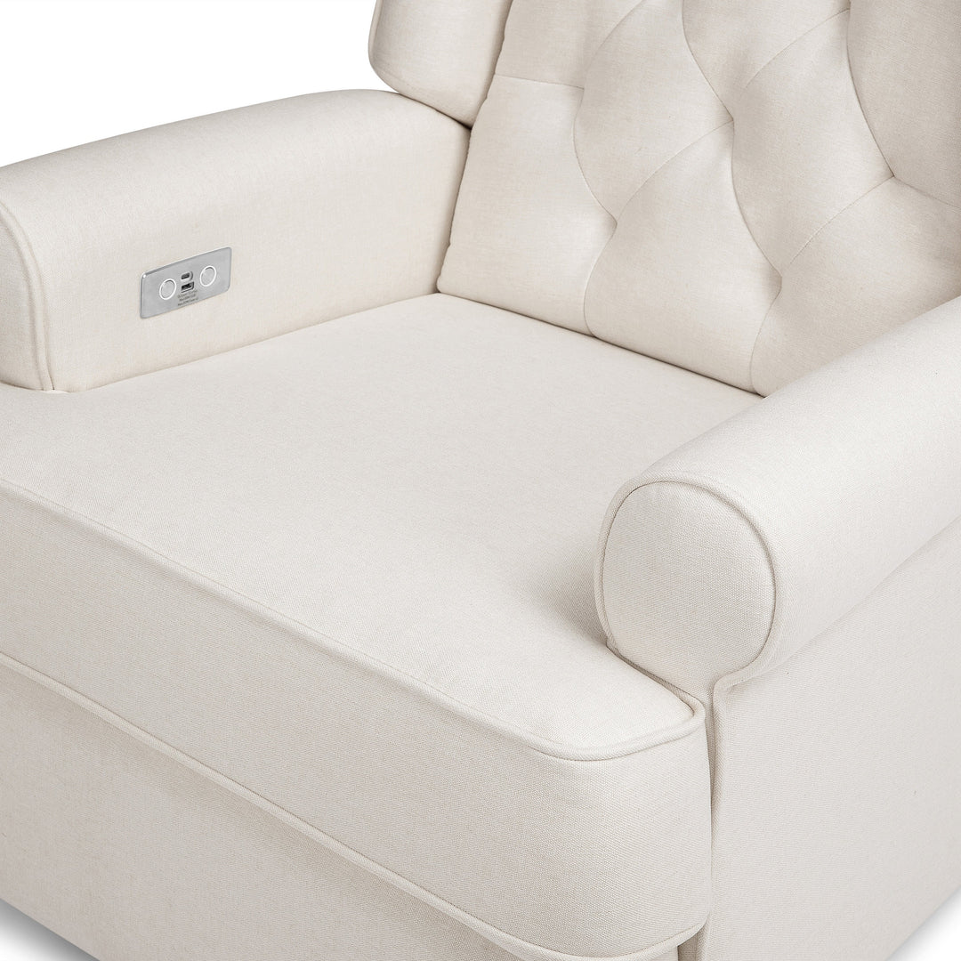 Namesake Harbour Electronic Recliner and Swivel Glider in Eco-Performance Fabric with USB port | Water Repellent & Stain Resistant