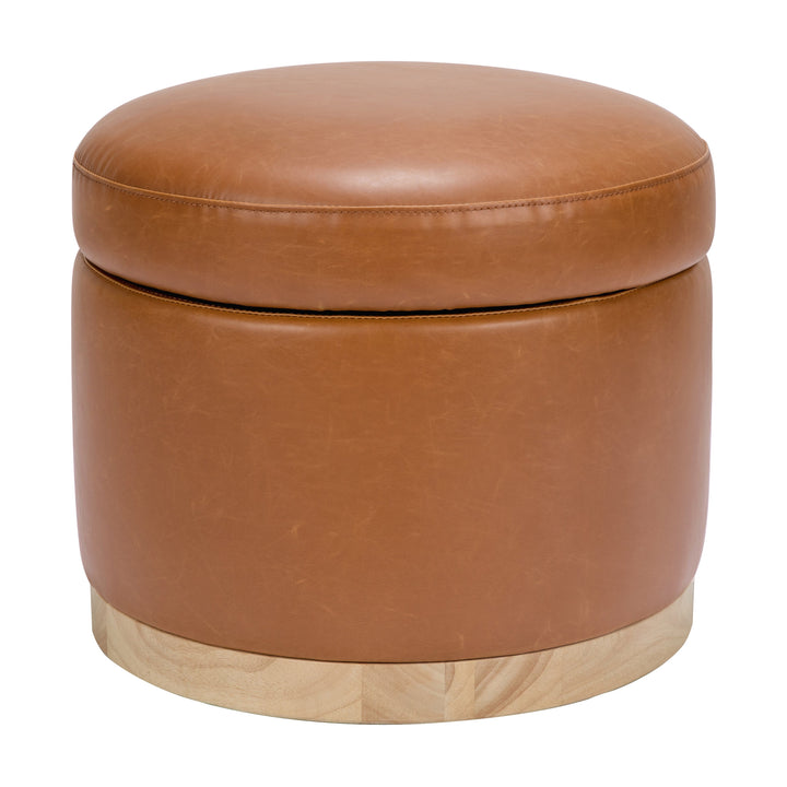 Babyletto Naka Storage Ottoman in Vegan Leather