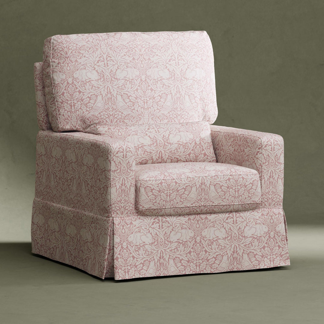 Morris & Co. x Namesake Crawford Pillowback Comfort Swivel Glider