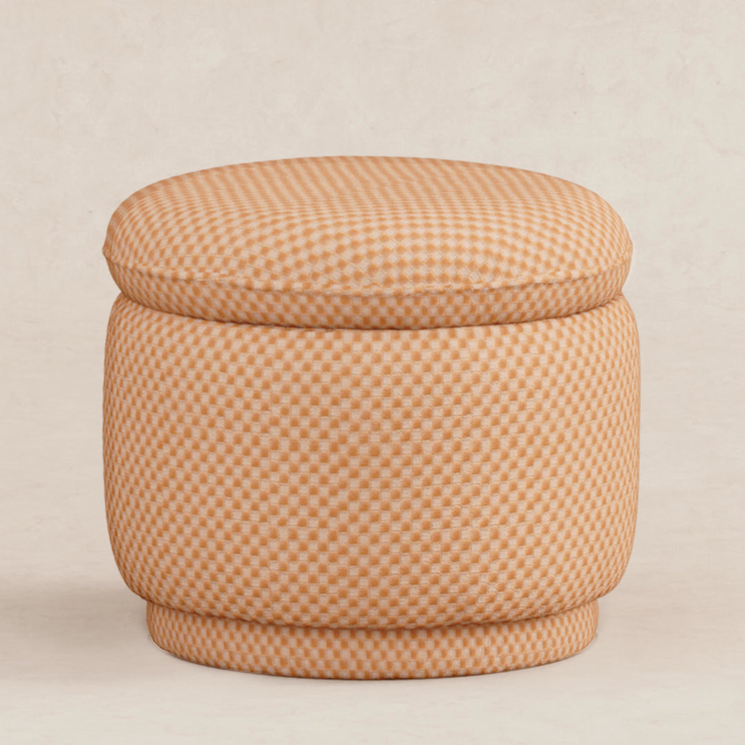 Babyletto Enoki Storage Ottoman in Velvet Checker