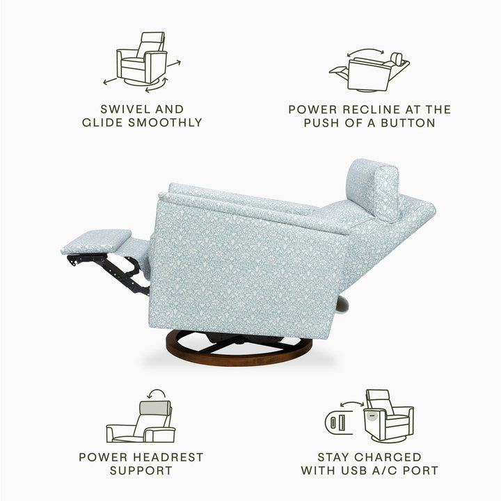 Morris & Co. x Namesake Willa Plus Power Glider Recliner w/ Power Headrest