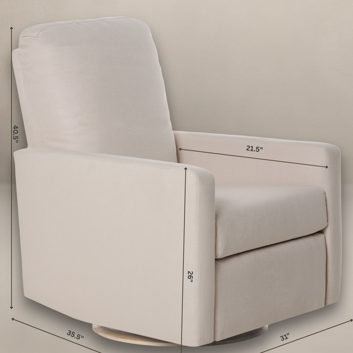 Oilo Drew Gliding Swivel Nursery Recliner